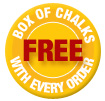 Free chalks with every chalkboard order